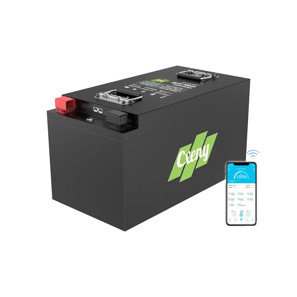 Cxeny 24V 300AH LiFePO4 Battery 8000+ Cycles Built-in Bluetooth 200A BMS