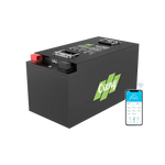 Cxeny 24V 300AH LiFePO4 Battery 8000+ Cycles Built-in Bluetooth 200A BMS