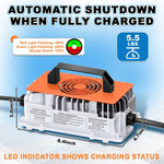 Cxeny 29.2V 30A Lithium Battery Charger IP65 Waterproof Multiple Safety Protection Features