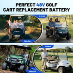 CXENY 48V 160Ah golf cart lithium battery fits Club Car, E-Z-GO and Yamaha models
